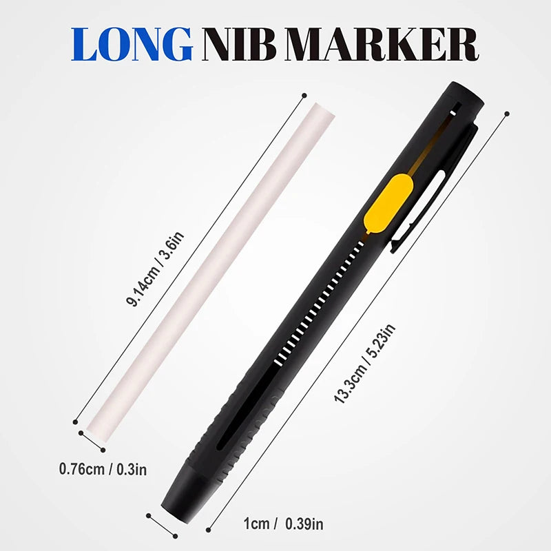 2-Pack Heat-Erasable Fabric Marker Pens + 20 Refills | Sewing Fabric Marker Pen QXL