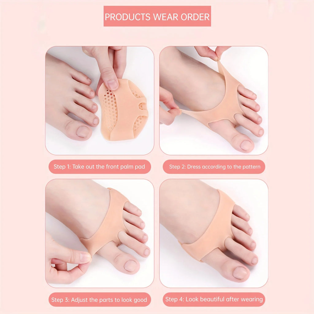 Silicone Honeycomb Forefoot Cushion Pad | High Heel Insole Pair Forefoot Cushion Pad QXL
