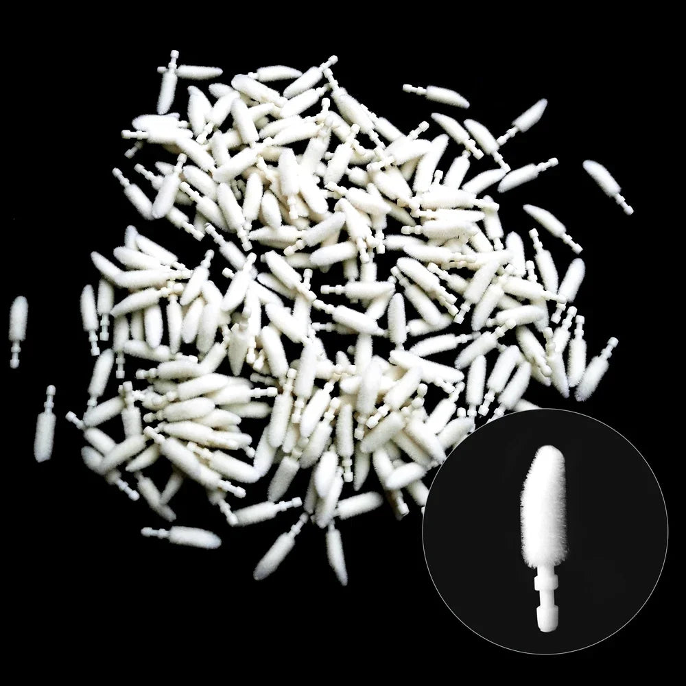 500-Pack Disposable Lip Brush Heads | Lipstick & Lash Applicator Disposable Lip Brushes QXL