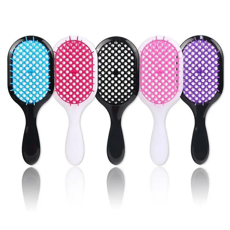 Hollow Anti-Static Hair Brush | Wet & Dry Detangling Comb Hair Detangling Brush QXL