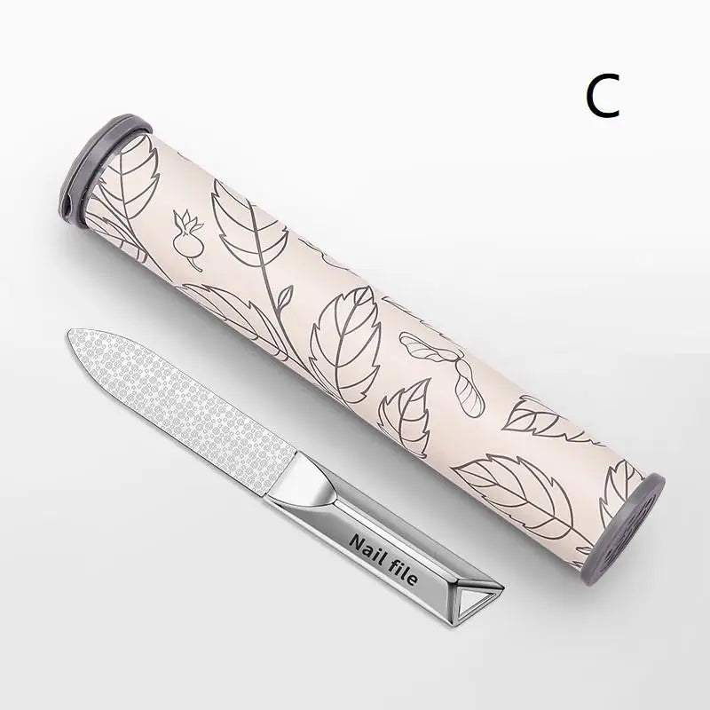 Double-Sided Stainless Steel Nail File | Manicure & Pedicure Stainless Steel Nail File QXL C