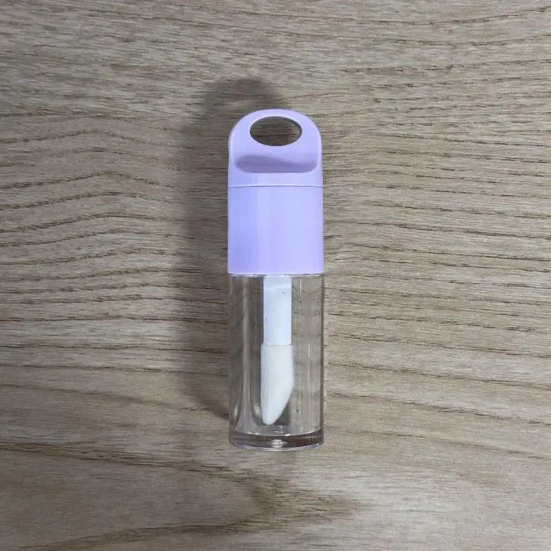 4ml Empty Lip Gloss Tube | Transparent Round Wand Container Lip Gloss Container QXL Purple