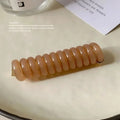 Gold Telephone Line Hair Ties | Elastic Coil Hair Loops Elastic Hair Ties QXL rg