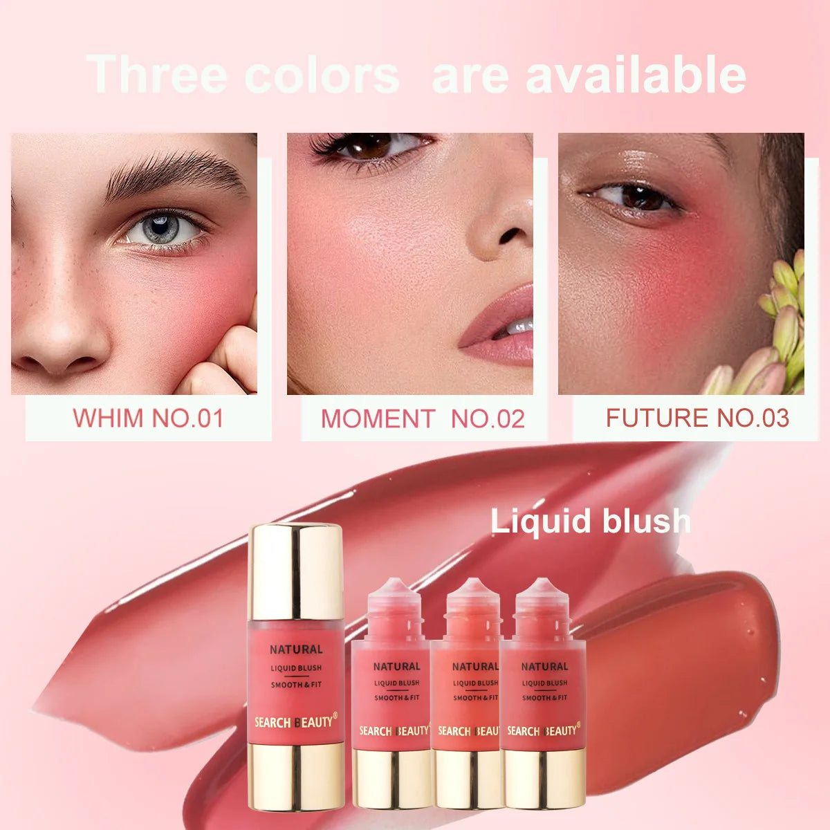Dewy Natural Liquid Blush | Multi-Use Cheeks & Lips Tint Liquid Blush QXL