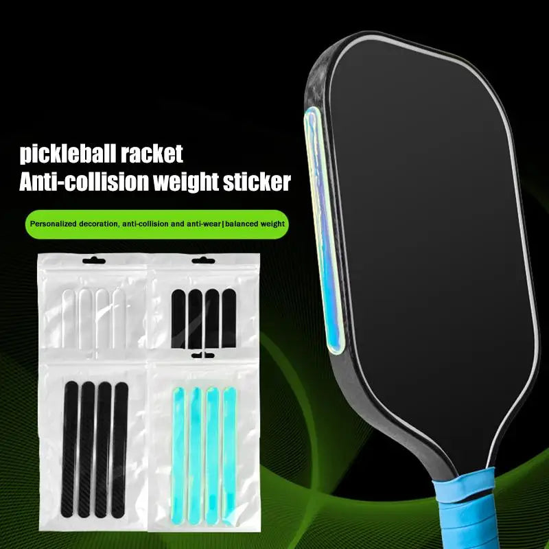 Pickleball Paddle Weight Tape 4-Pack | PVC, Universal Fit Paddle Weight Tape QXL