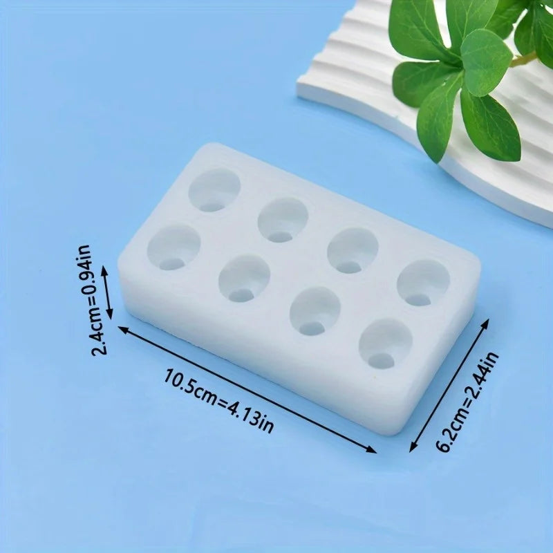 8-Cavity Mini Silicone Rubber Duck Mold – Baking & Crafts Silicone Baking Mold QXL