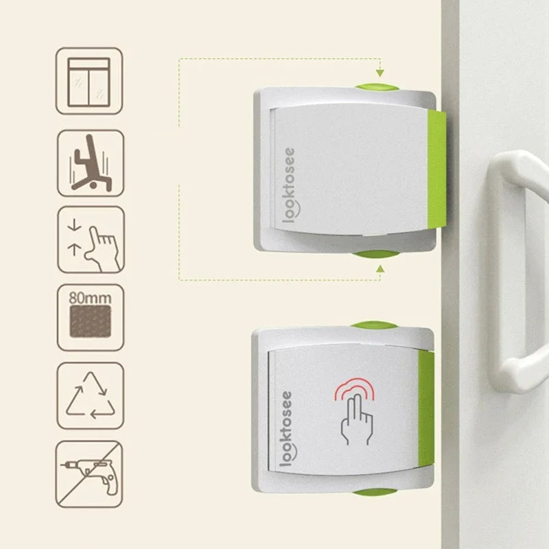 Child Safety Lock for Sliding Doors & Windows | Anti-Pinch Child Safety Lock QXL
