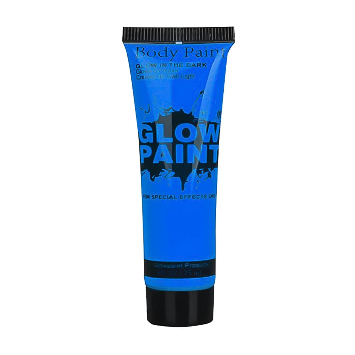 6-Color UV Glow Face & Body Paint | Neon Blacklight Makeup Neon Body Paint QXL WG-YGYC-25ml-Blue