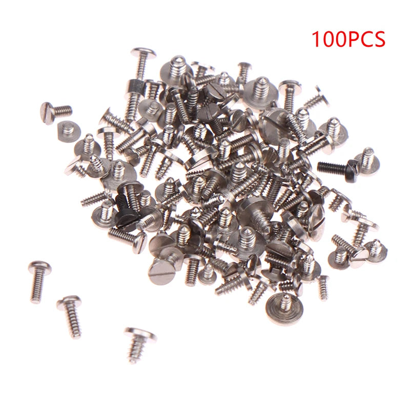 100-Pack Mixed Precision Watch Screws | Watchmaker Repair Set Watch Repair Screws QXL 100PCS