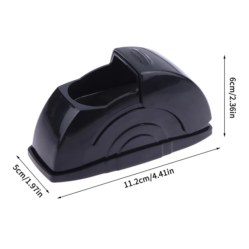 Car Door Ashtray with Lid & Stainless Steel Liner | Black Car Interior Accessory QXL