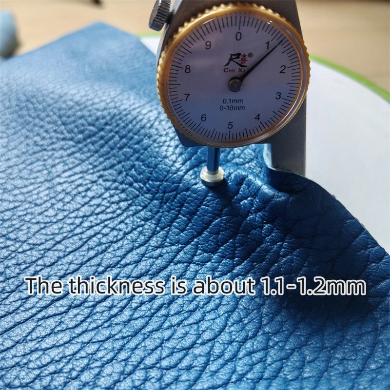 Lychee Embossed Sheepskin Leather 1.1–1.2mm | Whole Hide DIY Craft Leather Hide QXL