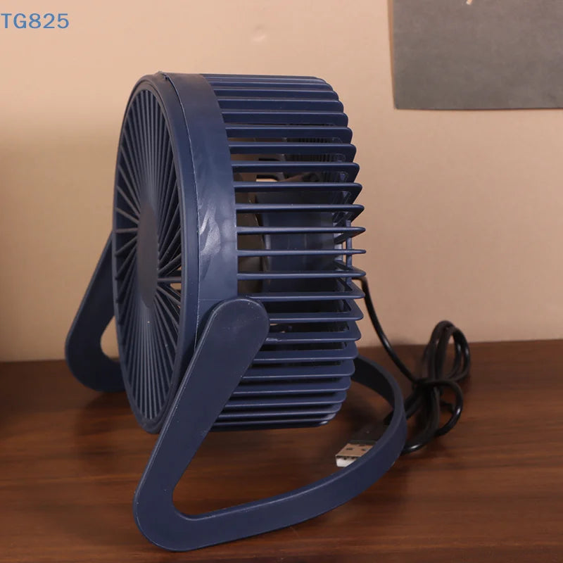 5-Inch USB Mini Desktop Fan | Quiet 360° Rotation Desk Cooler USB Desktop Fan QXL