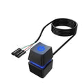 External RGB LED PC Power Switch Button – 2M Cable | Desktop PC Power Switch QXL Type A Black