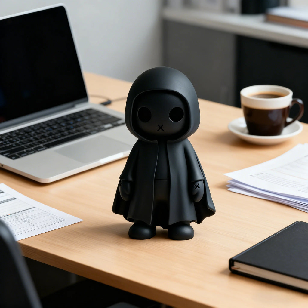 3D Printed Ghost Statue | Halloween Desk Decor & Horror Gift Collectible Figurine QXL