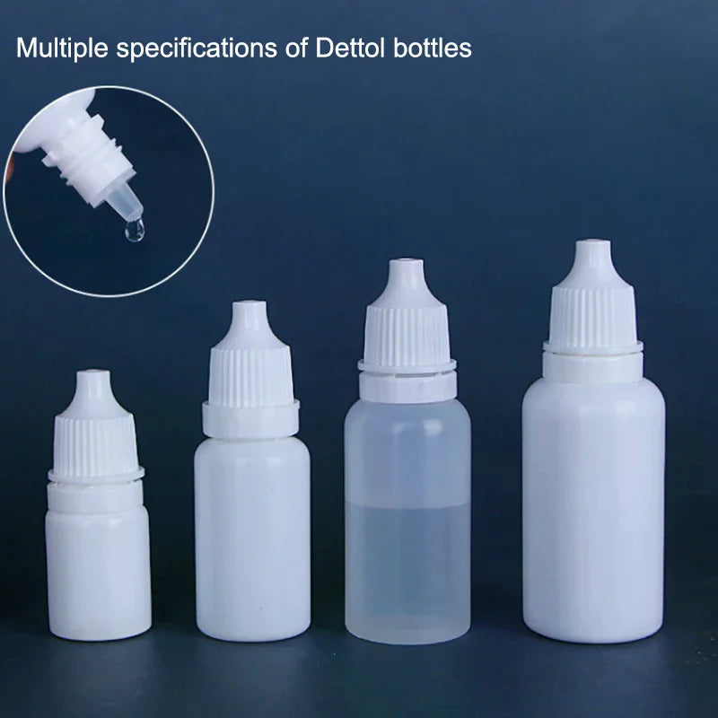 10-Pack Refillable Squeezable Eye Drop Bottles 5–30ml Eye Drop Bottles QXL