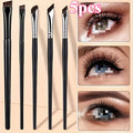 5-Piece Eye Makeup Brush Set | Eyeliner & Eyebrow Brushes Eye Makeup Brush Set QXL black 5pcs