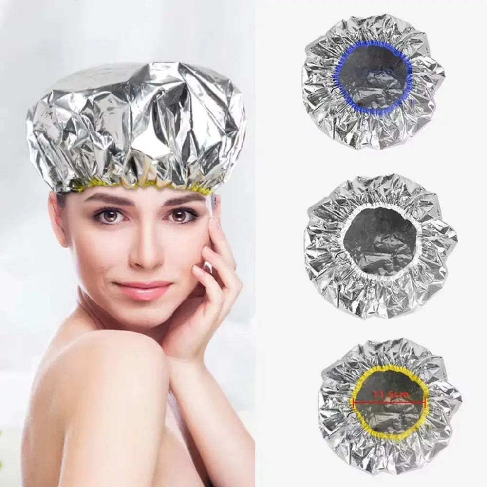 Aluminum Foil Self-Heating Hair Cap | Reusable Dye Steamer Hair Dye Cap QXL