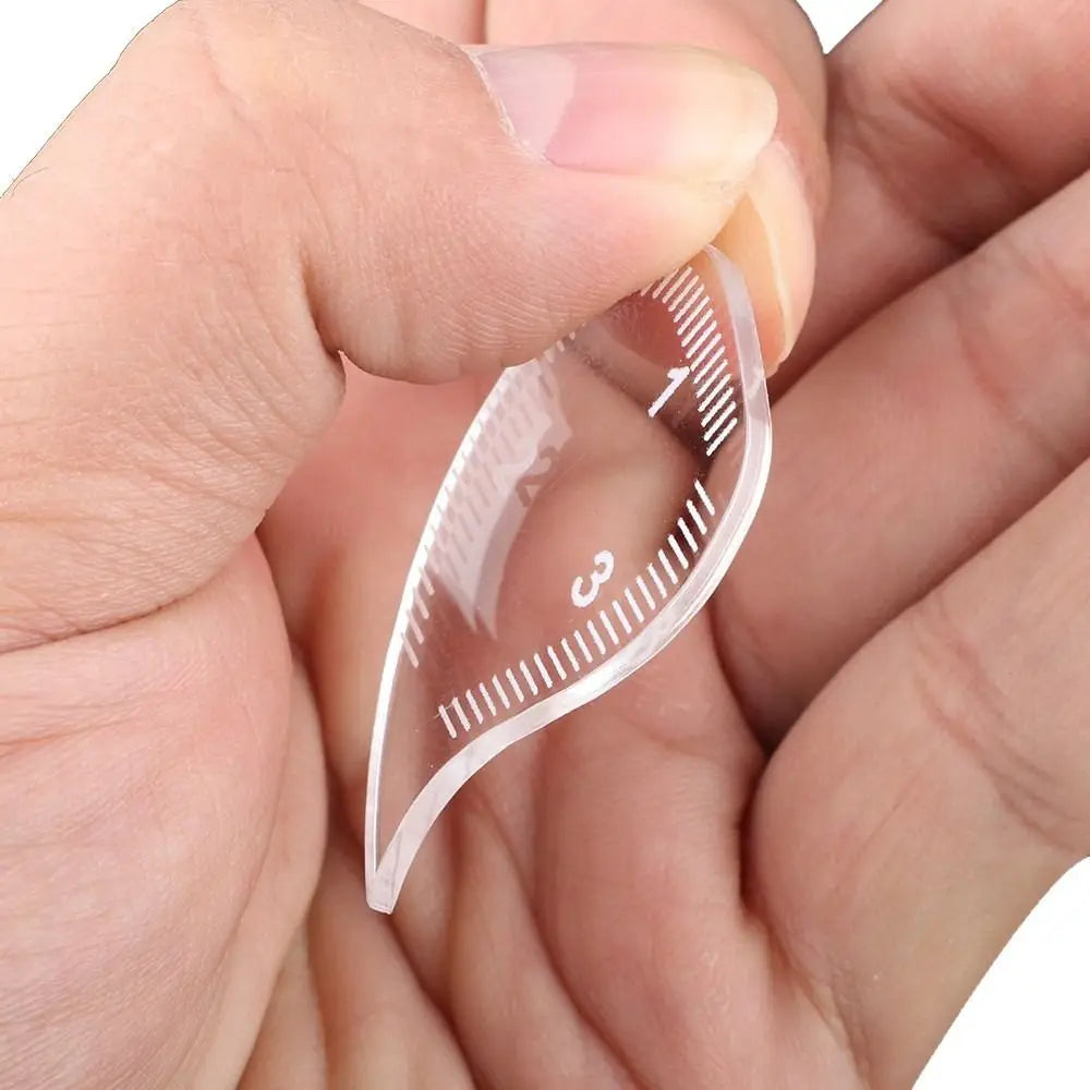 Reusable Acrylic Brow Mapping Ruler | Eyebrow Shaping Tool Eyebrow Shaping Ruler QXL