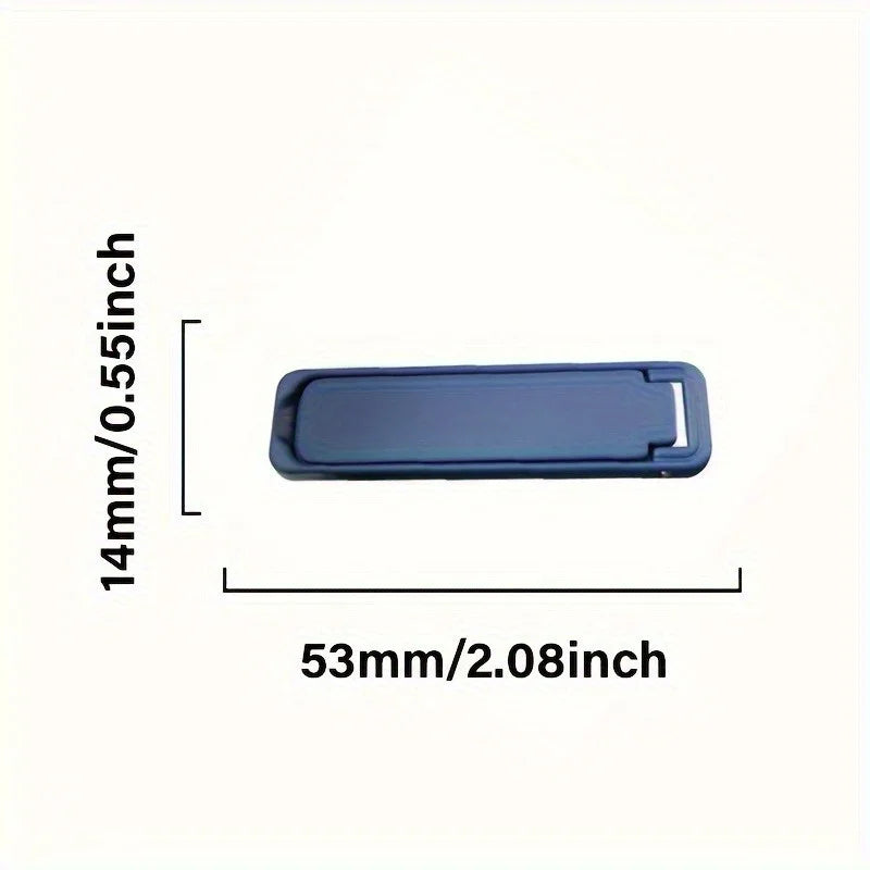 Mini Metal Folding Phone Stand | Adhesive Invisible Desk Holder Phone Stand QXL