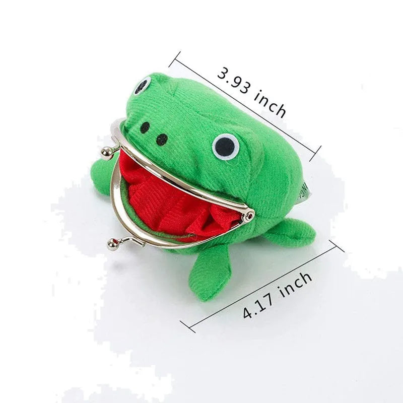 Plush Frog Coin Wallet | Anime Ninja Halloween Party Gift Novelty Coin Wallet QXL 1pcs