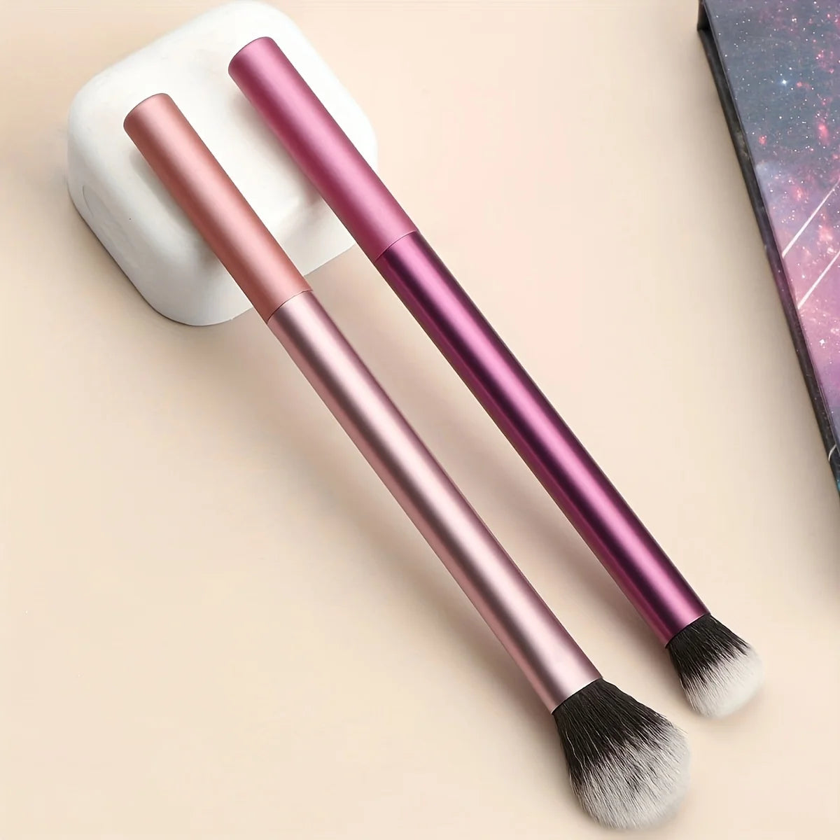 LUXEBLEND 2-Pack Eyeshadow Brushes | Multifunctional Makeup Set Eyeshadow Brush Set QXL