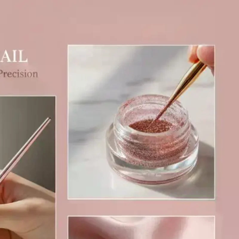 3-Pc Nail Art Liner Brush Set | Striping & French Tip Pens Nail Art Liner Brush QXL
