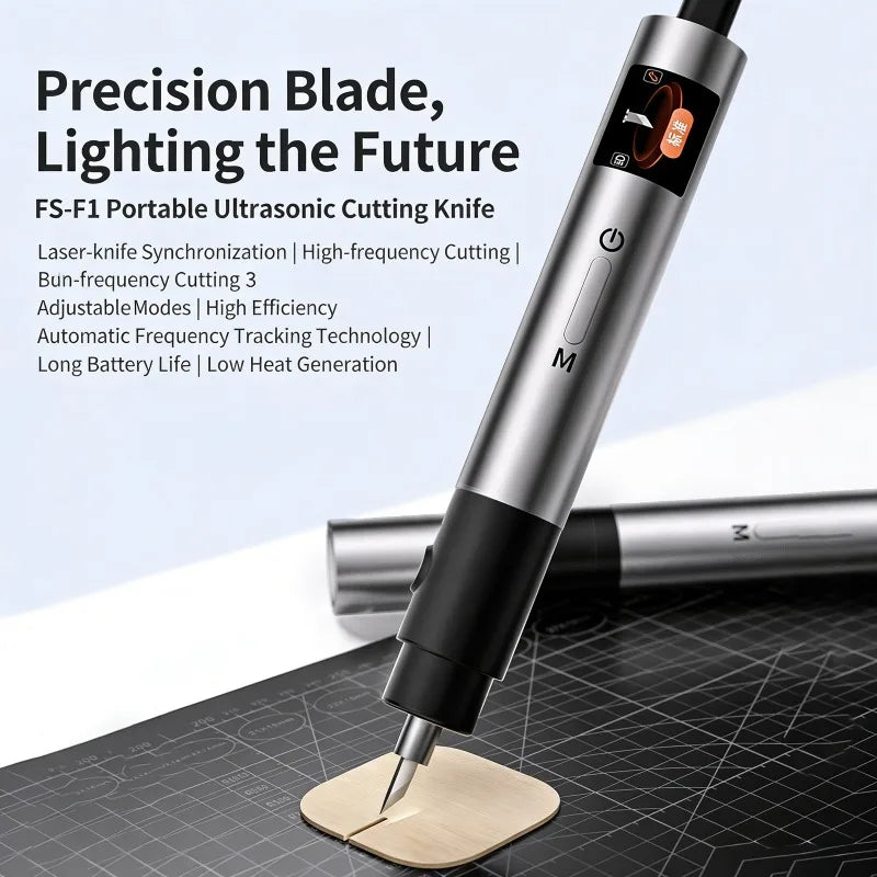 Dreamburgh DC 12V Ultrasonic Cutting Knife | DIY Titanium Tool Ultrasonic Cutting Tool QXL