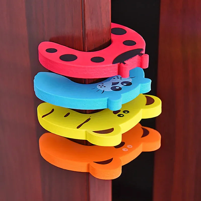 5-Pack Baby Door Finger Guard Stoppers | Cute Animal Safety Baby Door Safety Guard QXL