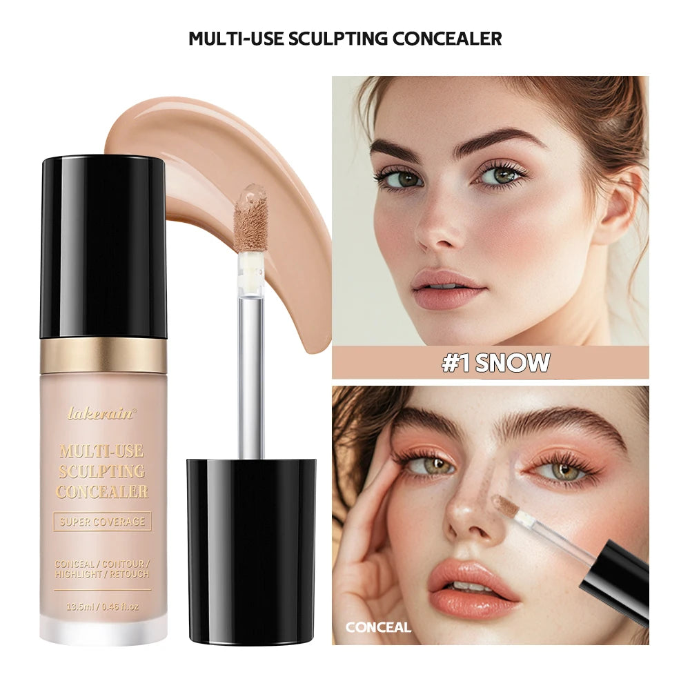 ibcccndc Full Coverage Concealer – Oil-Free Long-Wear Matte Liquid Concealer QXL 1 SNOW