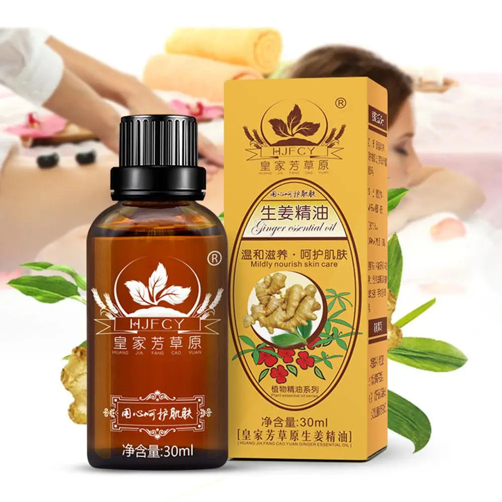 Mugwort Body Massage Oil | Moisturizing & Firming Skin Care Body Massage Oil QXL