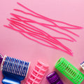 10-Pack Spiral Silicone Hair Perm Rods | Salon & Home Curlers Hair Perm Rods QXL other