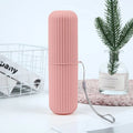 Travel Toothbrush & Toothpaste Storage Box | Portable Case Toothbrush Travel Case QXL fense