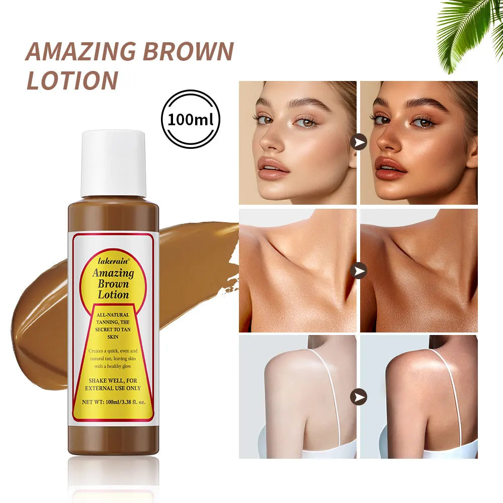 Self Tanning Lotion | Deep Bronze Sunless Tanning Booster 100ml Self Tanning Lotion QXL