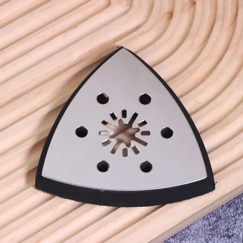 90mm Triangular Sanding Pad 6-Hole Quick-Release Velcro Triangular Sanding Pad QXL