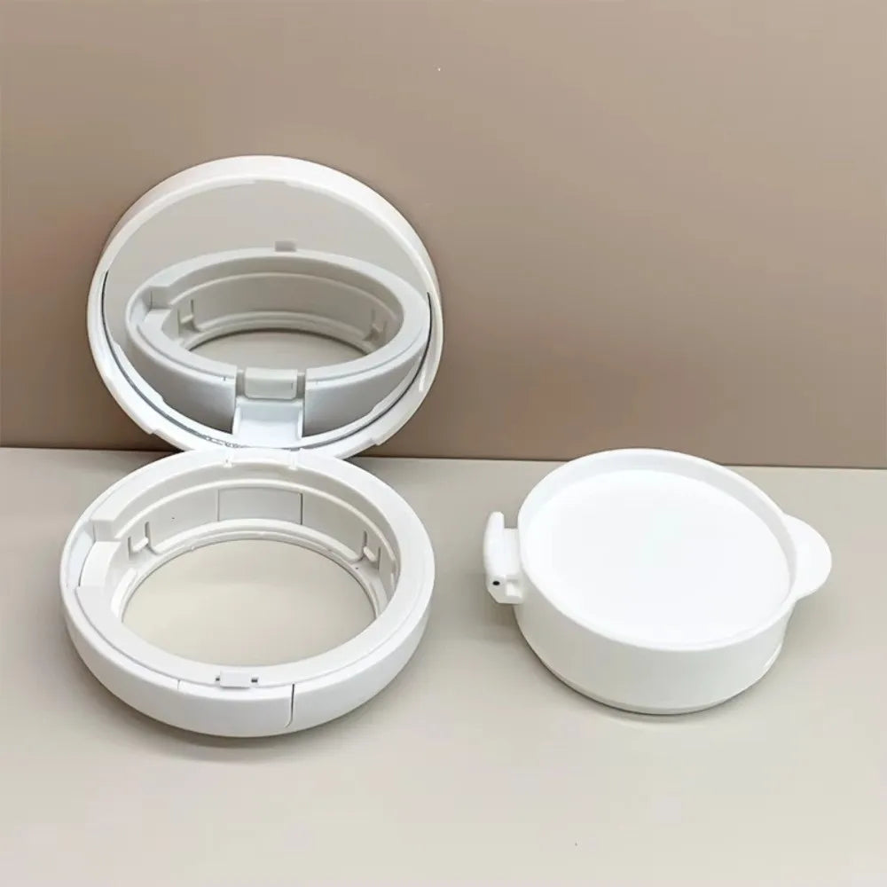 15g Refillable Air Cushion Puff Box with Mirror & Sponge Refillable Makeup Compact QXL