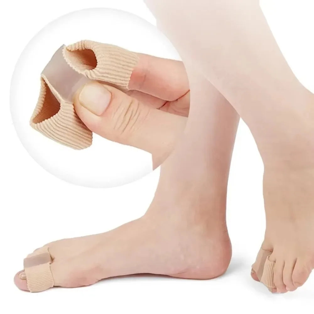 Silicone Two-Toe Separator & Straightener | Toe Corrector Toe Separator QXL