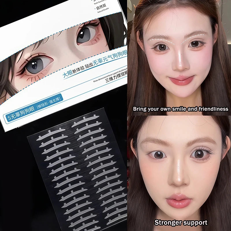 3D Invisible Double Eyelid Tape – 224 Waterproof Lift Strips Eyelid Lift Tape QXL