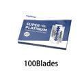 Double-Sided Stainless Steel Barber Razor Blade | Manual Shave Barber Razor Blade QXL M290 100 blades