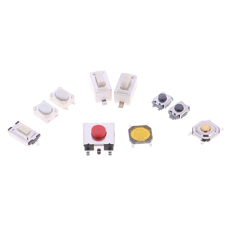 250-Pc Tactile Push Button Switch Kit | 10 Types Micro Switches Micro Switch Kit QXL