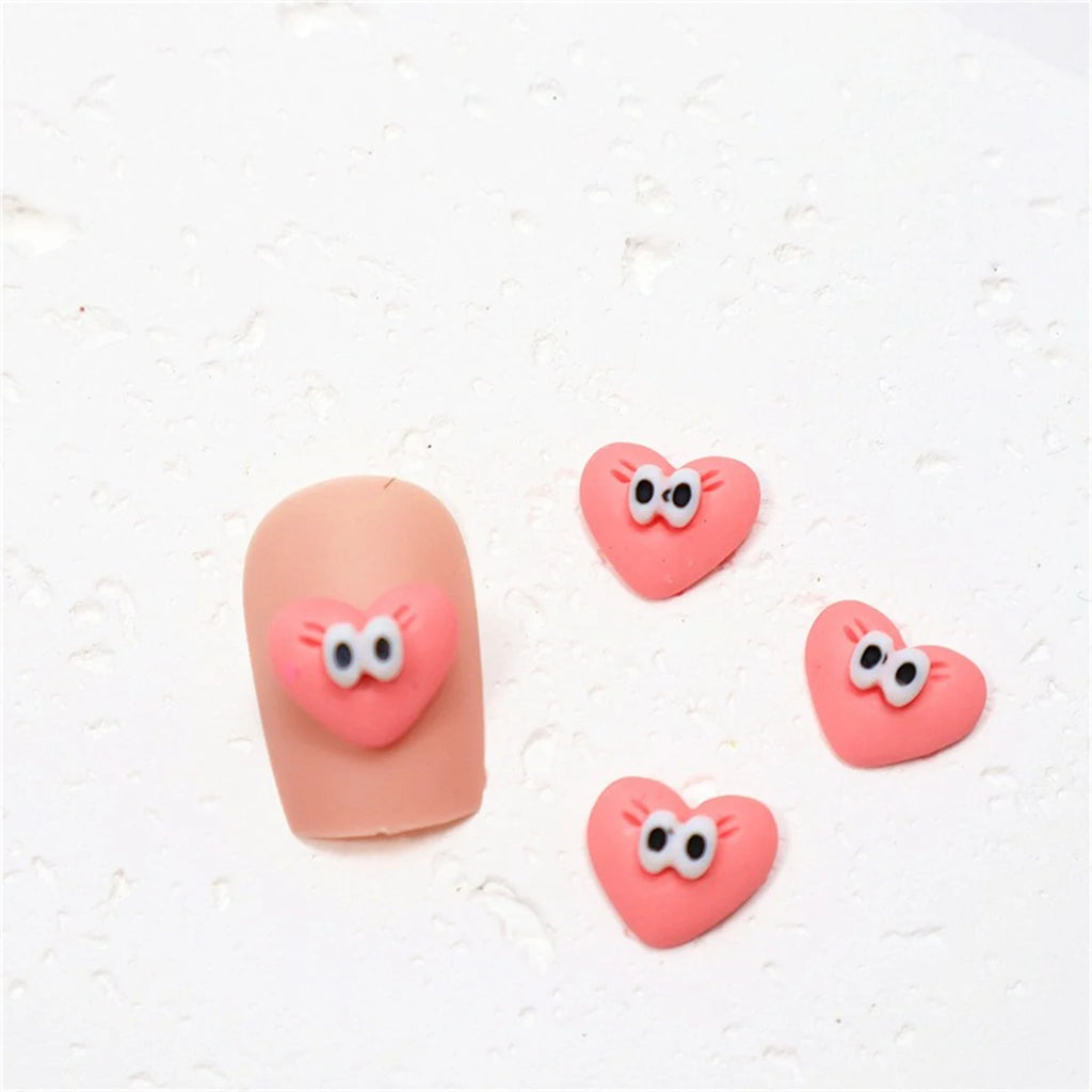 20-Pack 3D Kawaii Resin Nail Charms | Mixed DIY Manicure 3D Nail Art Charms QXL