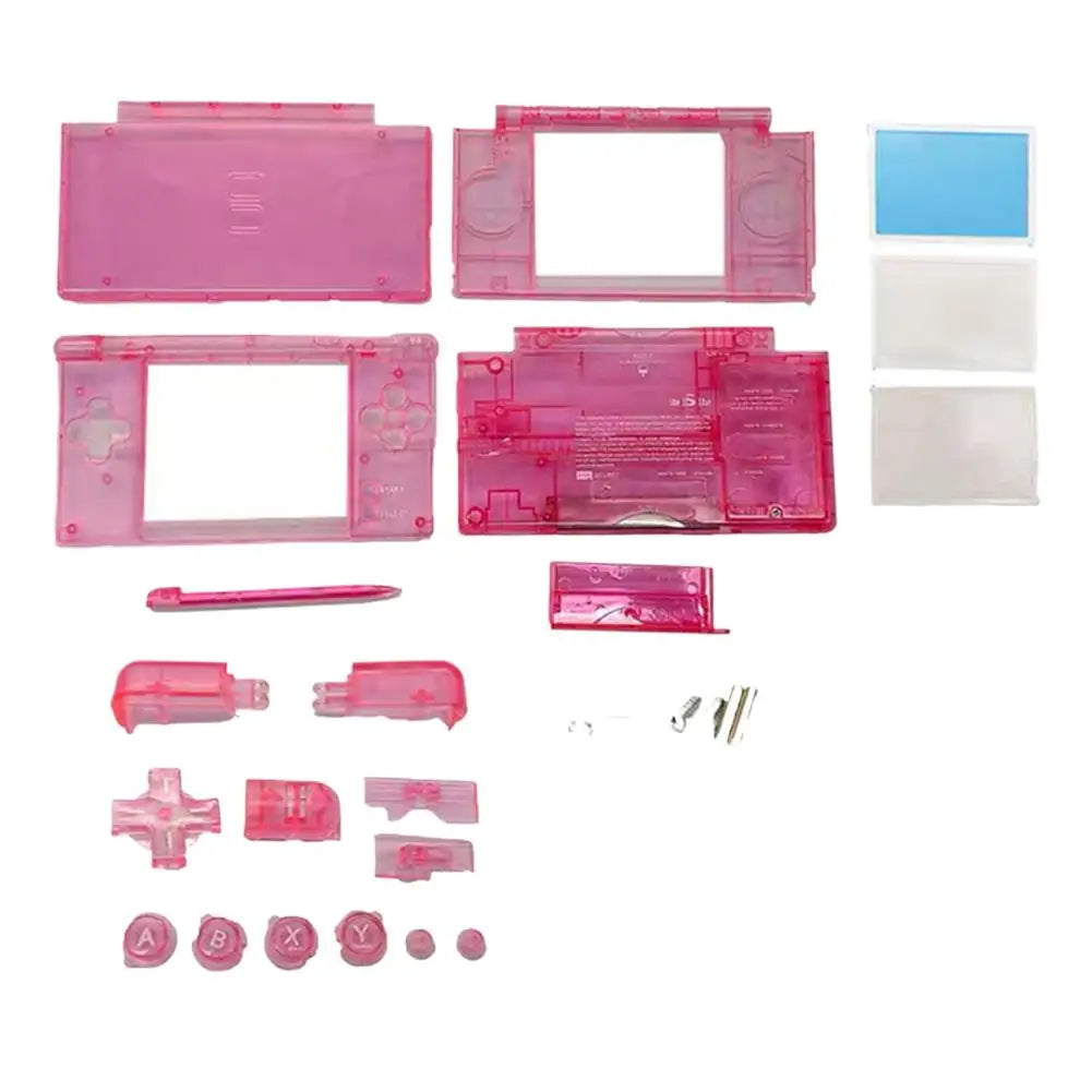 Nintendo DS Lite Full Replacement Shell Kit | 6 Colors Console Replacement Shell QXL Pink