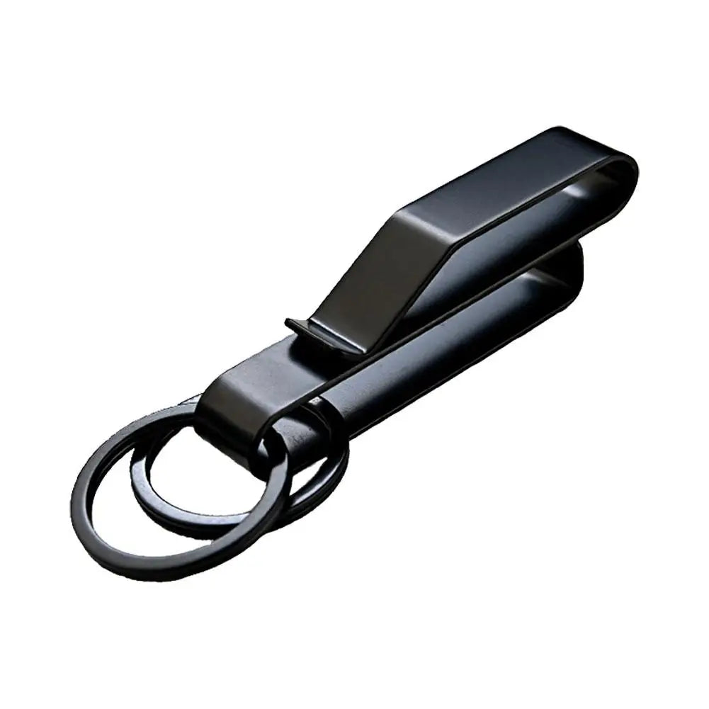 Steel Belt Hook Keychain Clip | Waist Key Holder Outdoor Belt Key Clip QXL