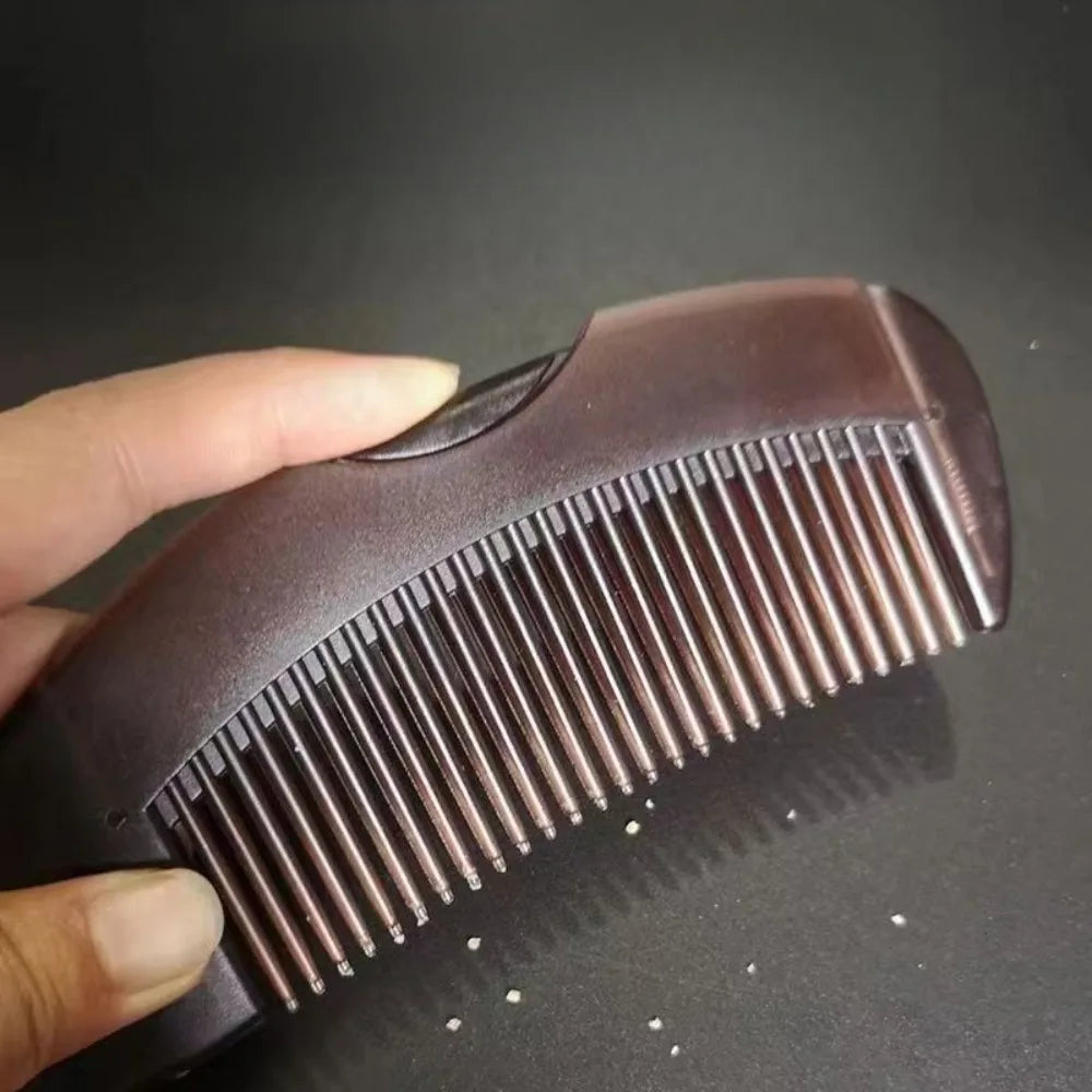 Self-Cleaning Scalp Massage Comb | Anti-Static Detangling Scalp Massage Comb QXL