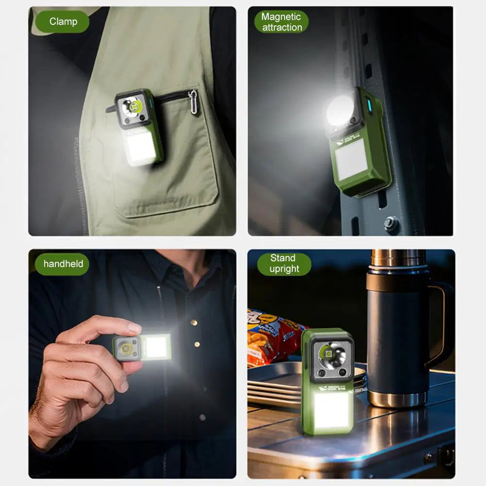 6-Mode Motion Sensor Flashlight | Magnetic USB Rechargeable Torch Motion Sensor Flashlight QXL
