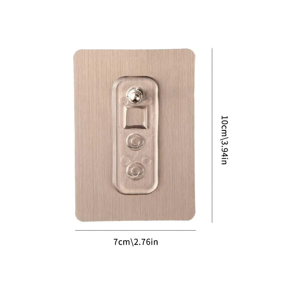 Nail-Free Adhesive Wall Hook | No-Drill Screw Sticker Hanger Adhesive Wall Hook QXL