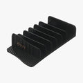 6-Section Makeup Eyeshadow Palette Organizer Tray | PP Plastic Makeup Organizer Tray QXL Black