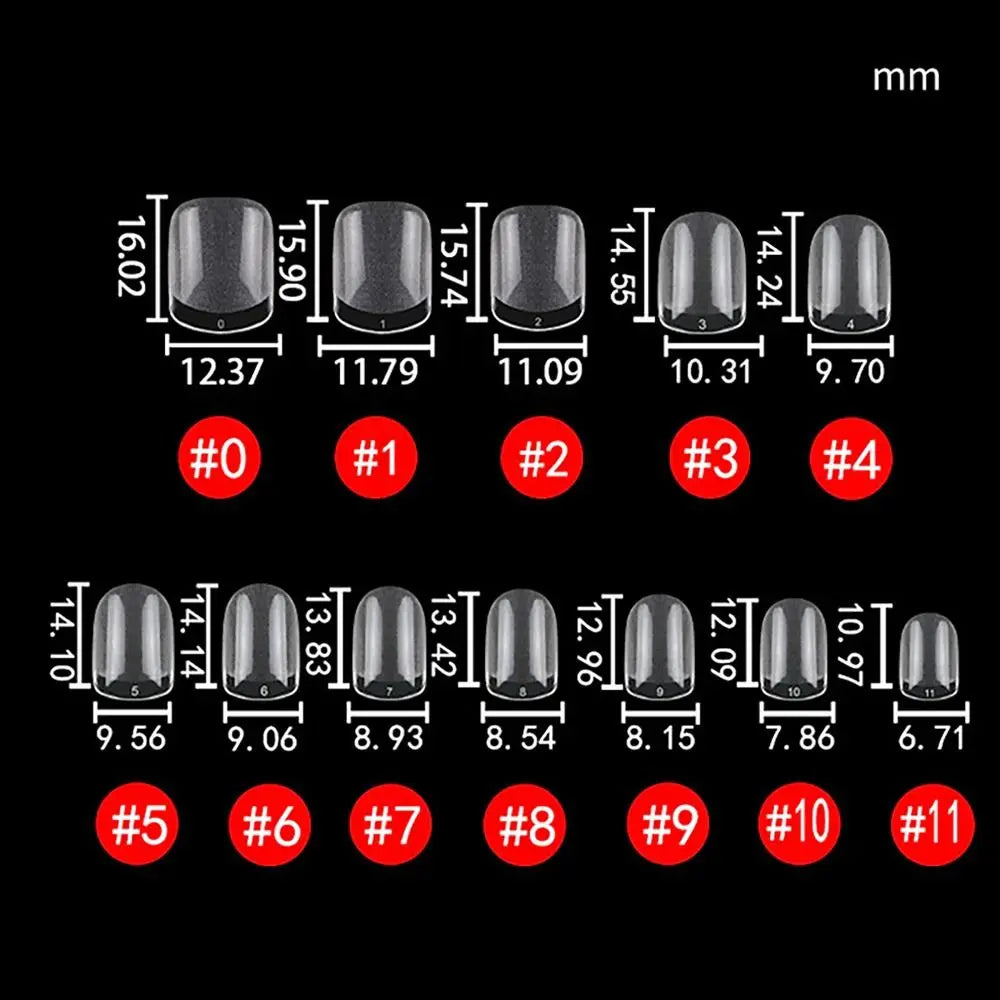 240-Pc XXS Press On Nails | Extra Short False Nail Tips False Nail Tips QXL