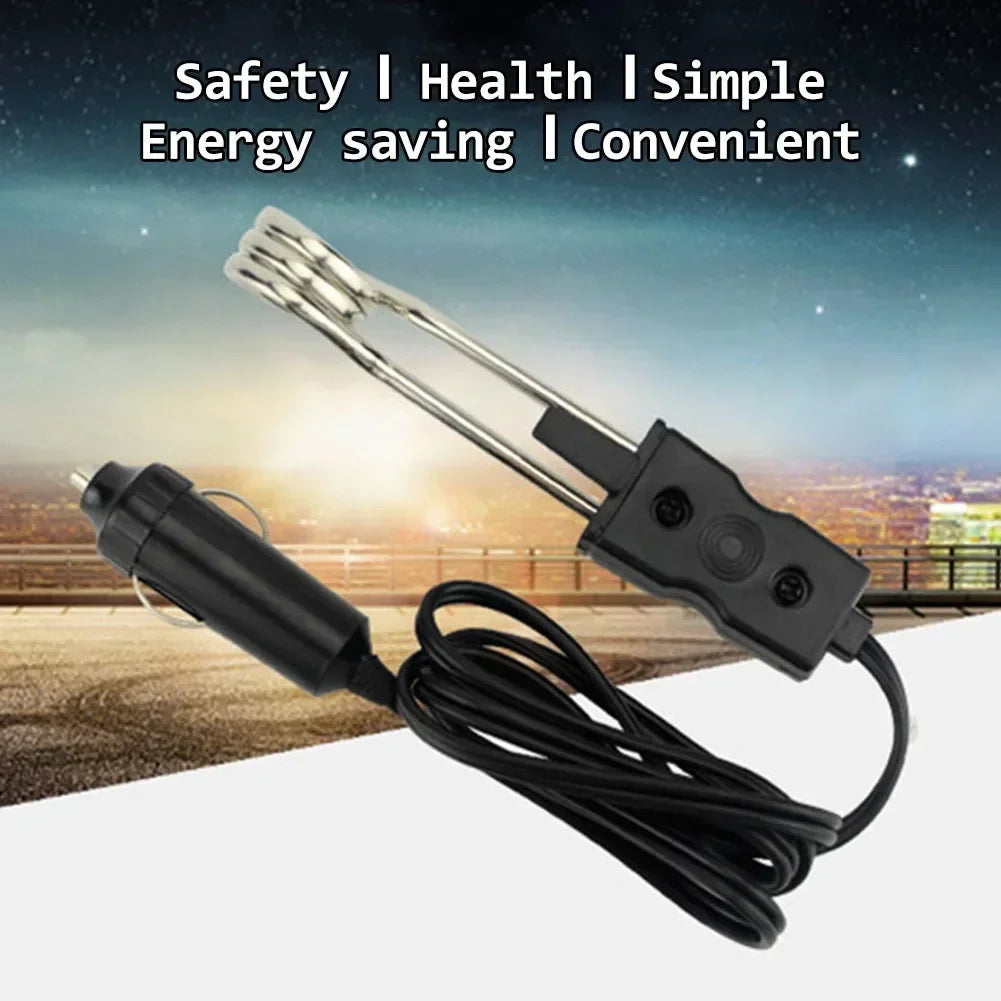 12V/24V Car Immersion Heater 120–140W | Portable Travel Boiler Car Immersion Heater QXL