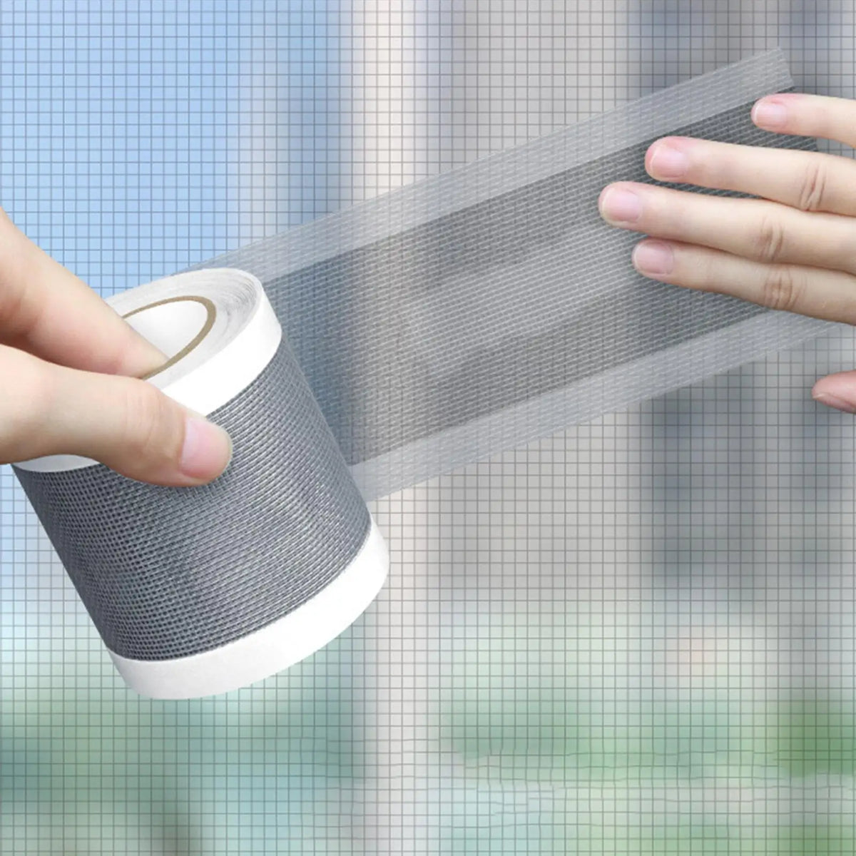 Self-Adhesive Insect Screen Repair Tape | Mesh Patch Roll Screen Repair Tape QXL