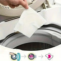 50-Pack Laundry Color Absorbing Sheets | Anti-Dye Wash Guard Laundry Color Sheets QXL 50pcs